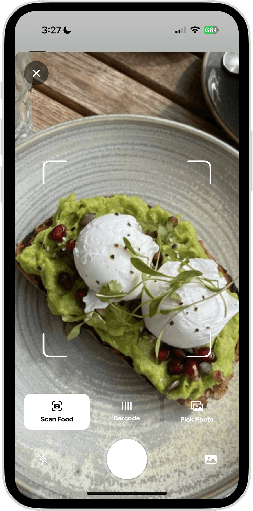 Photo-based meal scanning