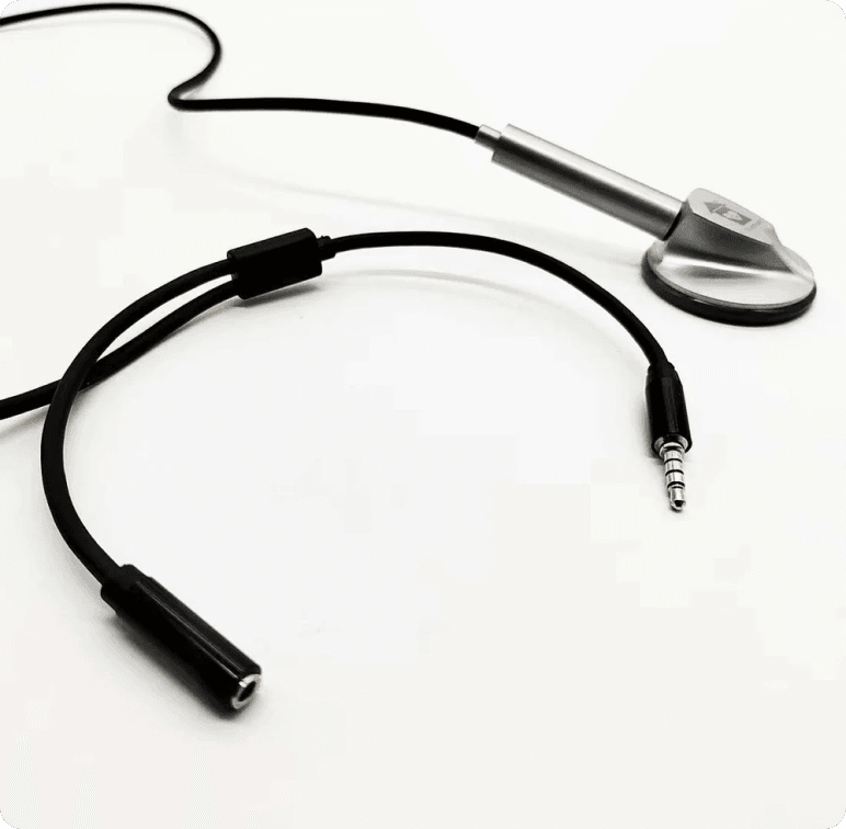 StethoAI Stethoscope showing digital heart monitoring device