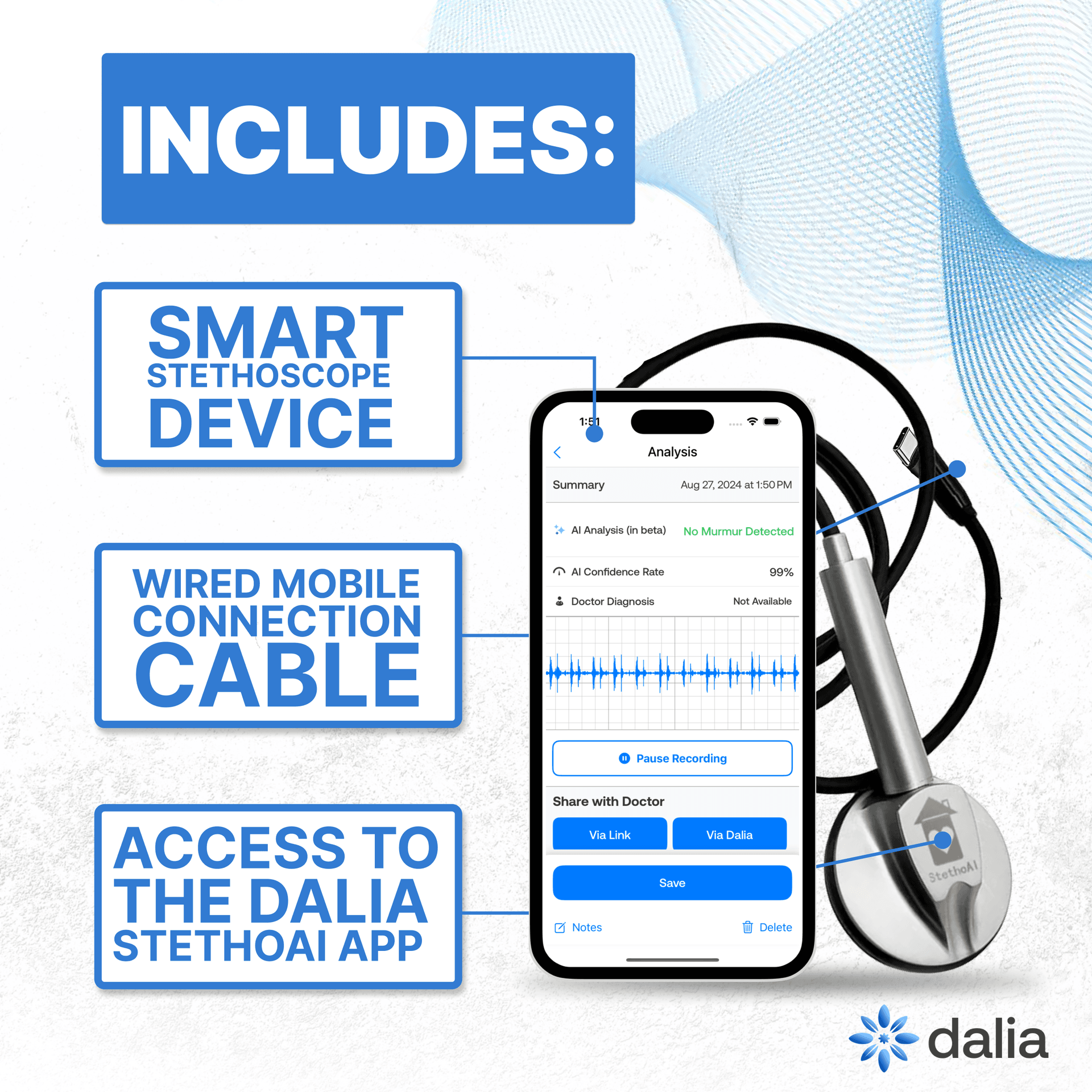 StethoAI Stethoscope 5