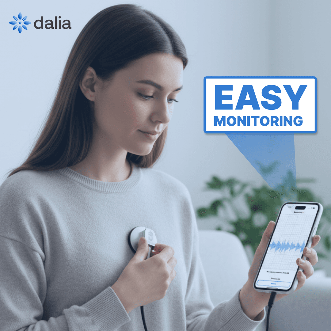 StethoAI with AI analysis showing heart monitoring results